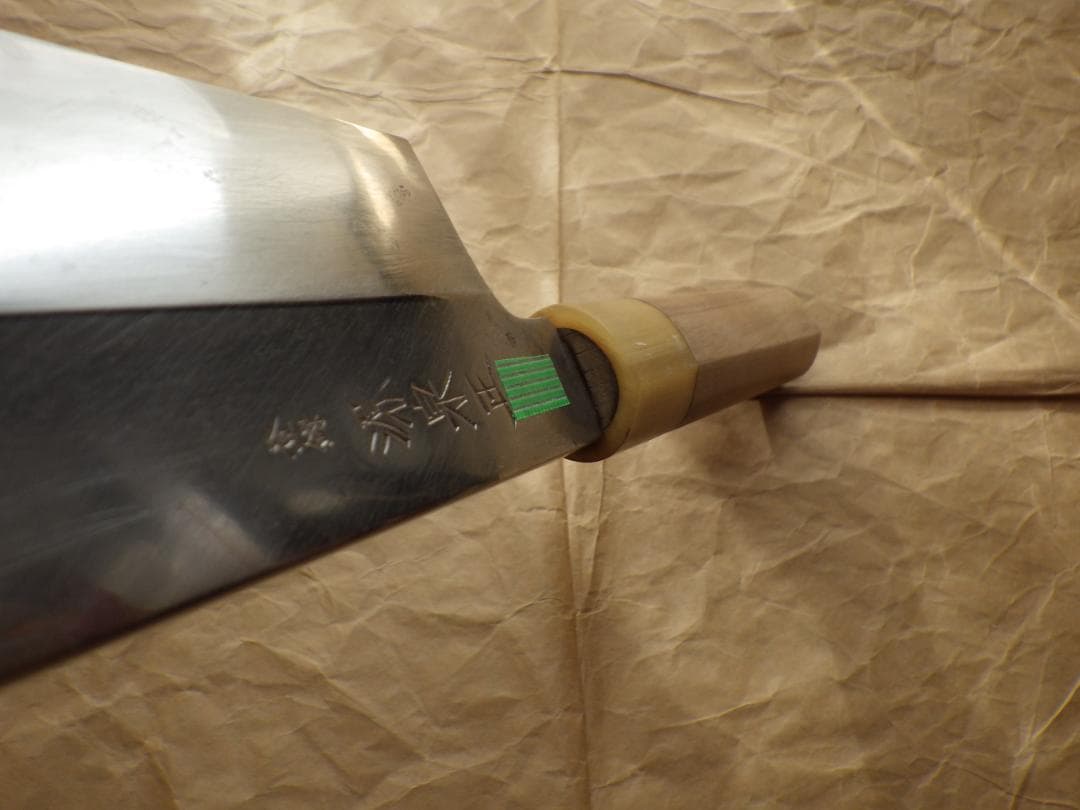 源泉正作★鱧切り包丁尺１寸/ ★本水牛柄★堺打刃物★記名有り　162