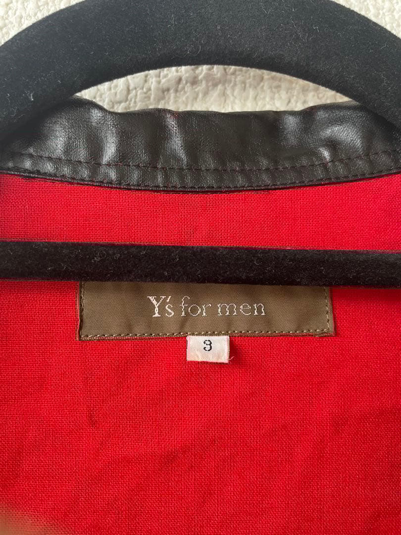 ヨウジヤマモト Y's for men ジャケット　フェイクレザー　ブルゾン