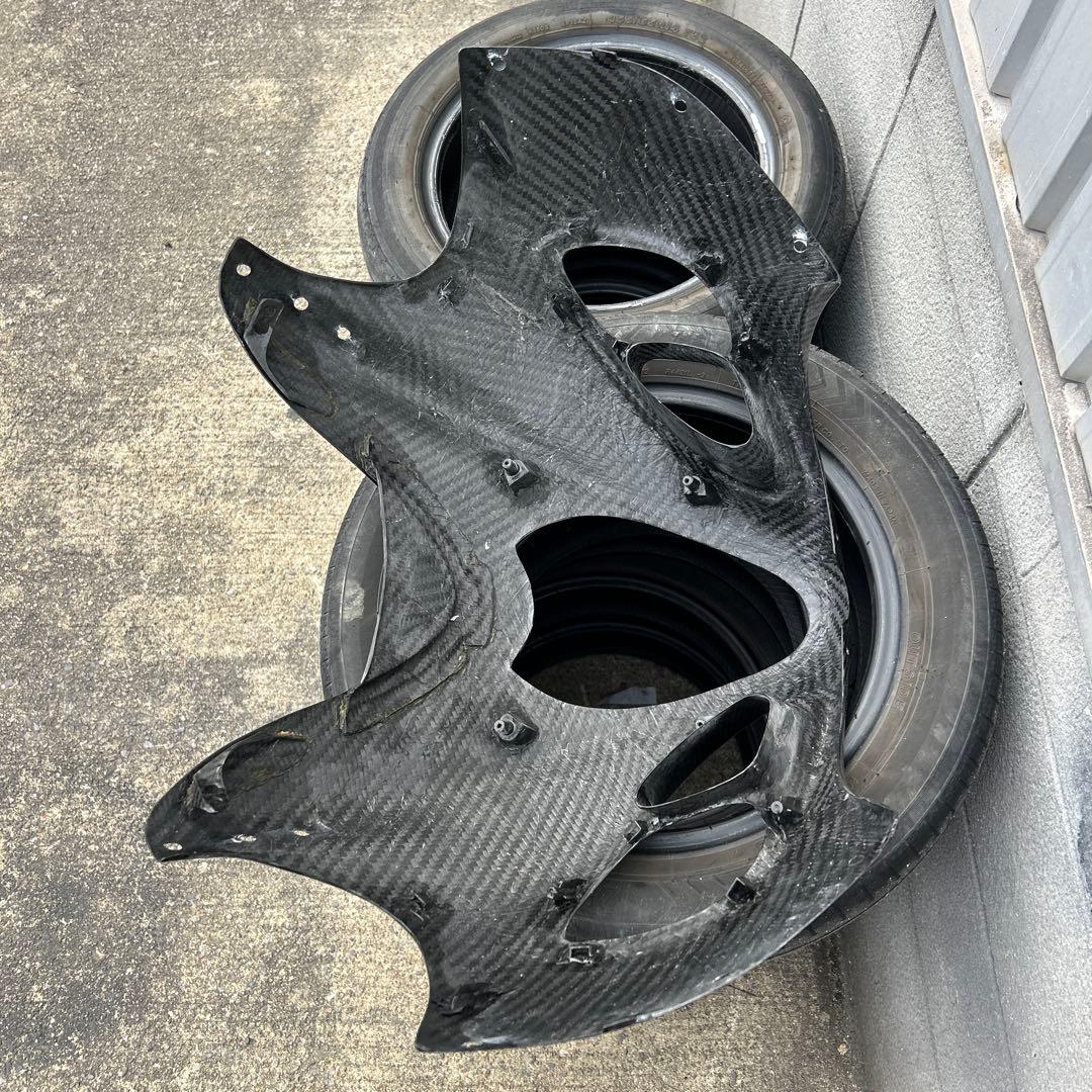 初期型ハヤブサ用ドライカーボンアッパーカウル