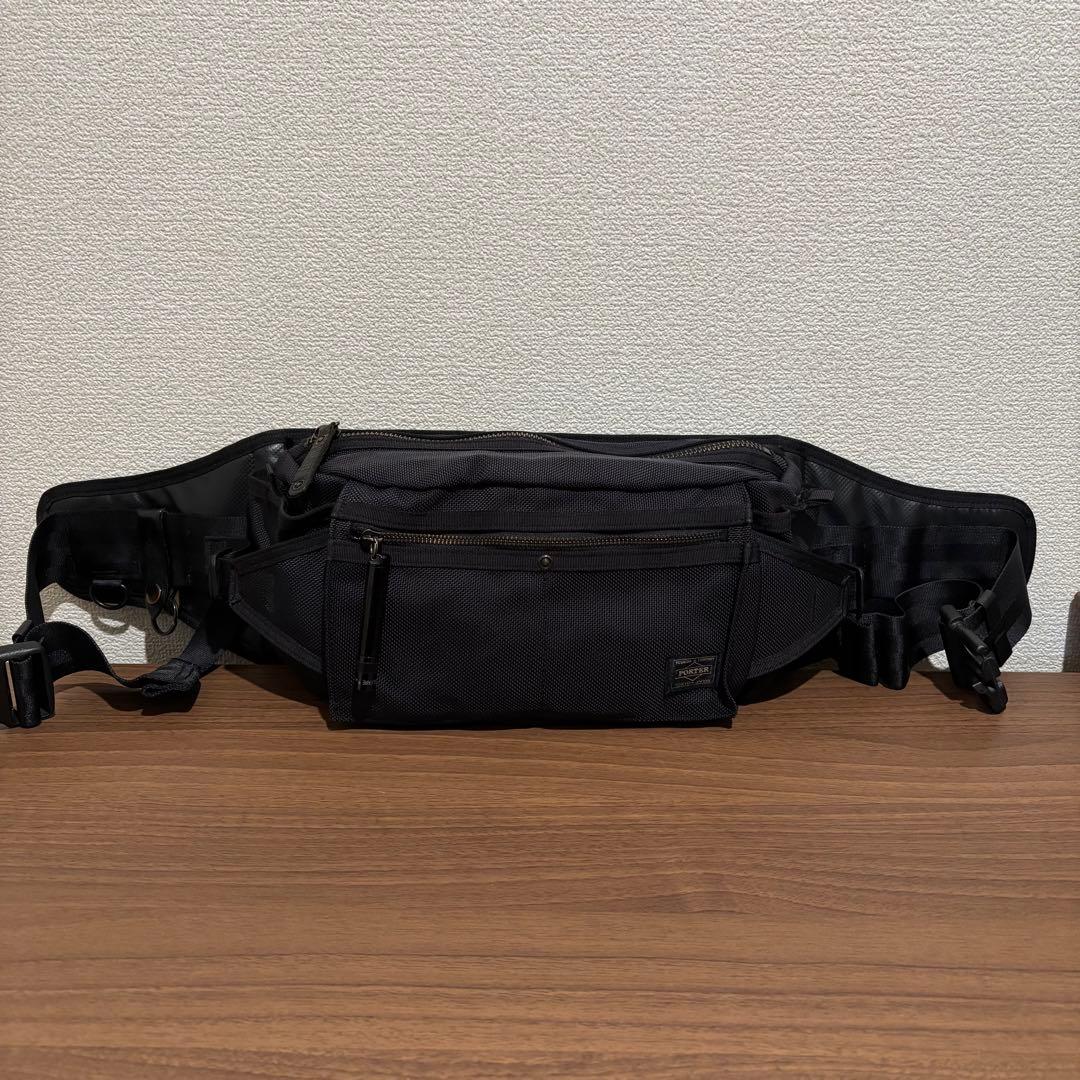 PORTERポーター ヒート ウエストバッグ ボディバッグ L マグライト付き