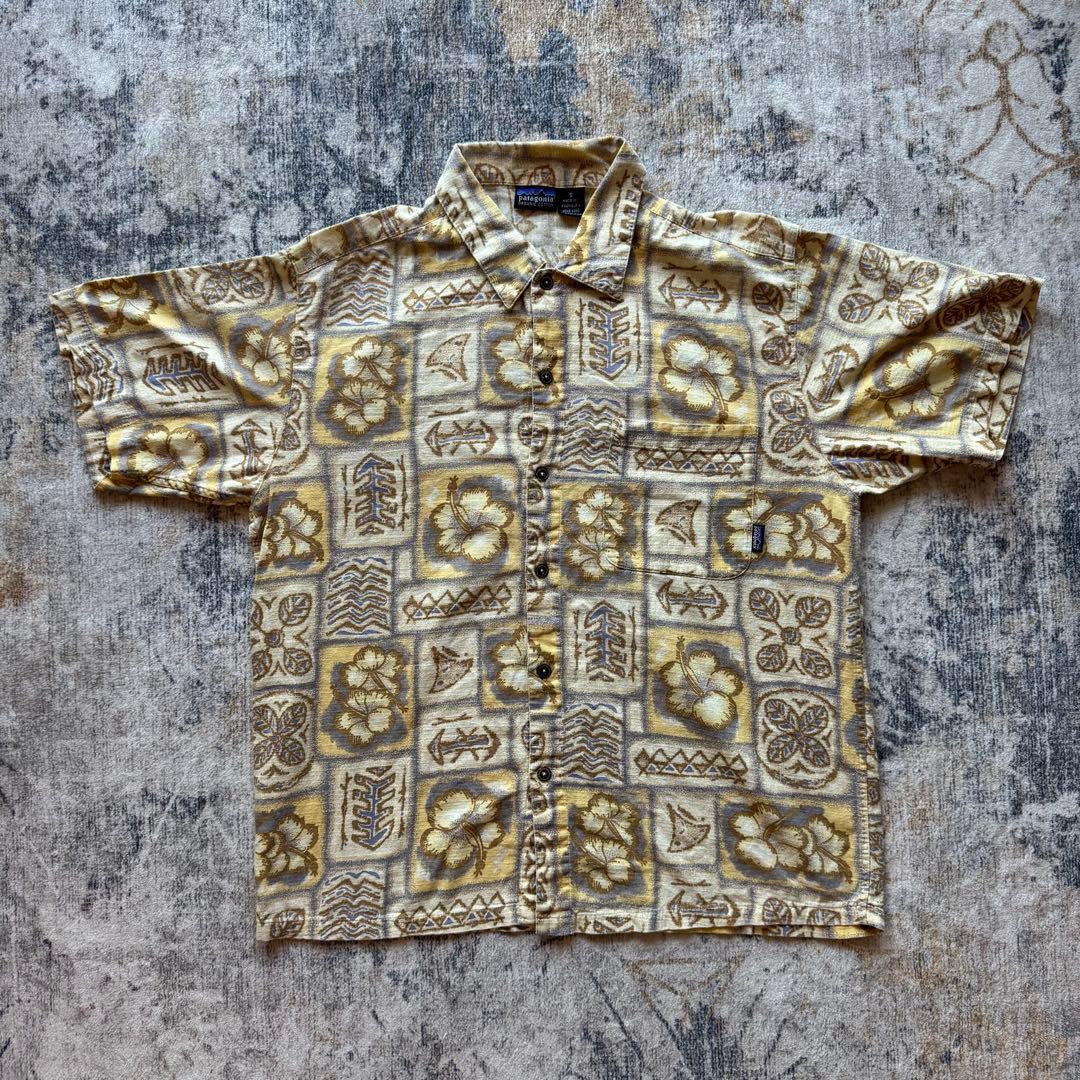 97年香港製 パタゴニア アロハ パタロハ 花柄 Sサイズ