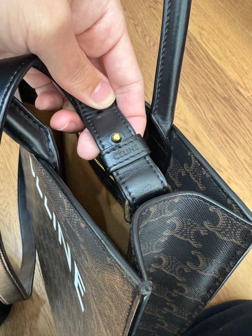 CELINE セリーヌ　トリオンフキャンバス　トートバッグ
