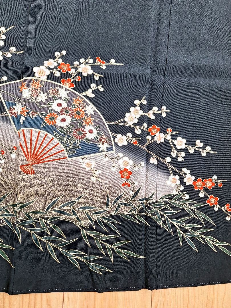 着物リメイクワンピース3655