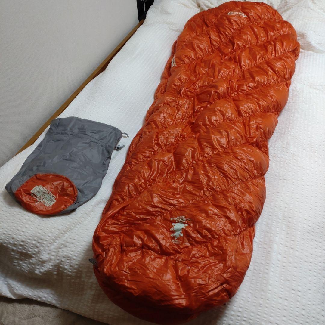 美品 mont-bell モンベルダウンハガー♯1(R ZIP)グースダウン