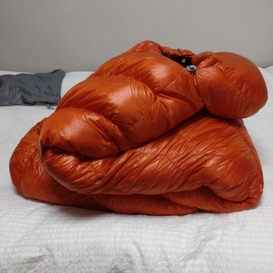 美品 mont-bell モンベルダウンハガー♯1(R ZIP)グースダウン