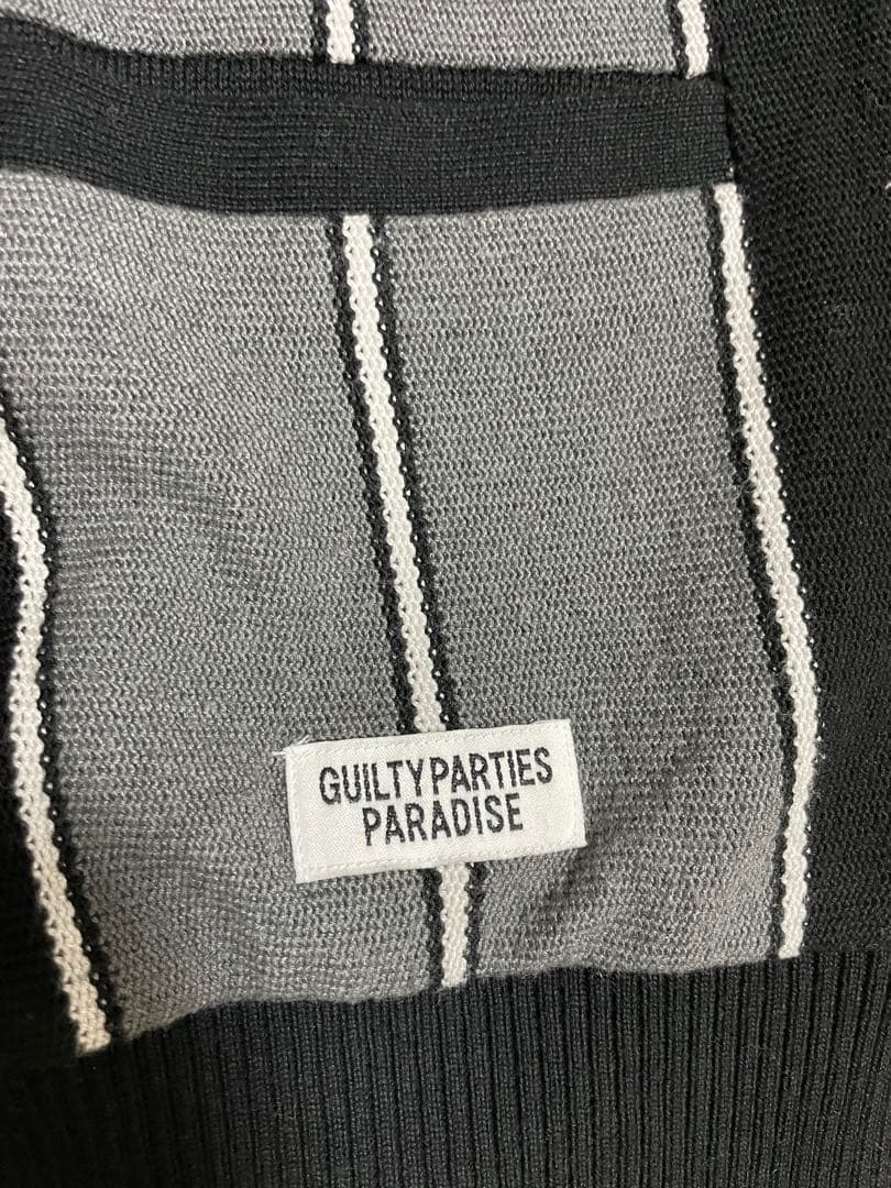 ワコマリア　ストライプカーディガン