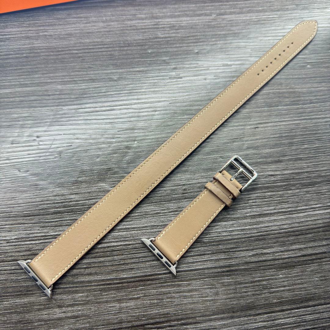 2874 Apple Watch エルメス　エトゥープ　ドゥブルトゥール　二重