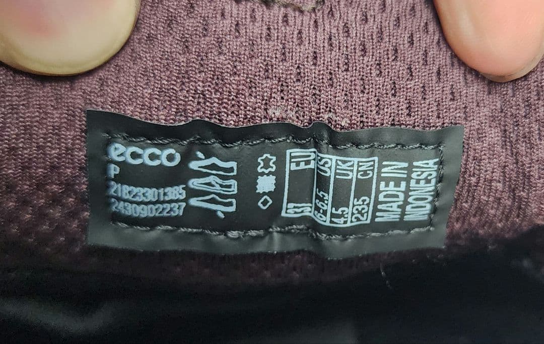 エコー ゴアテックス 防水 グルーブ ウーマン レザー スニーカー