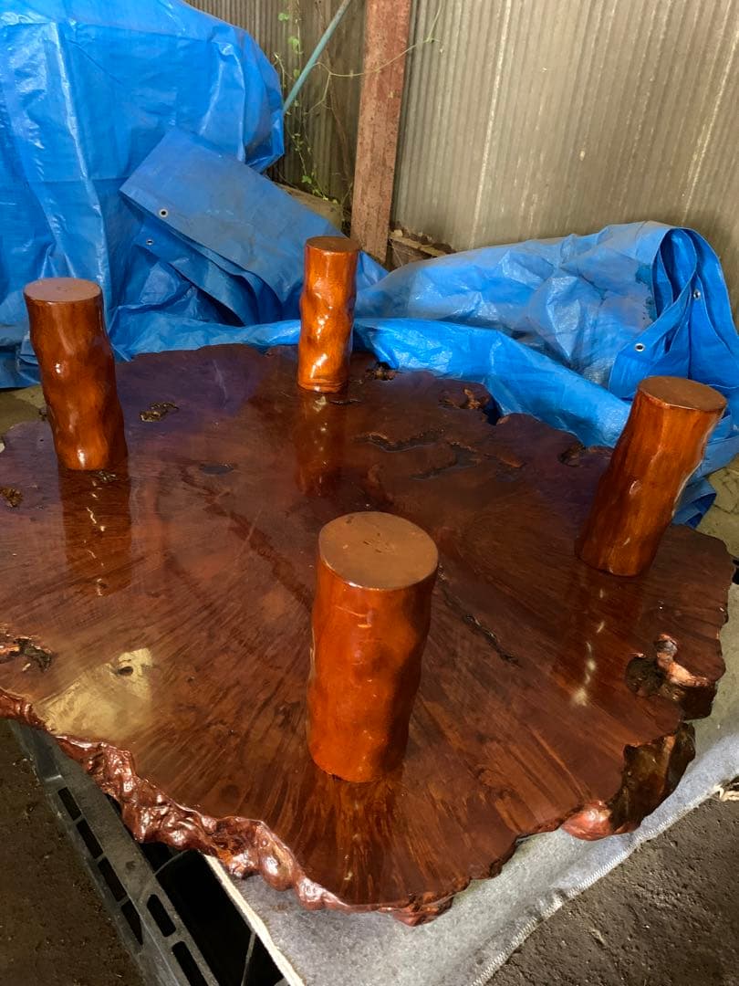 まきの一枚板　和のテーブル