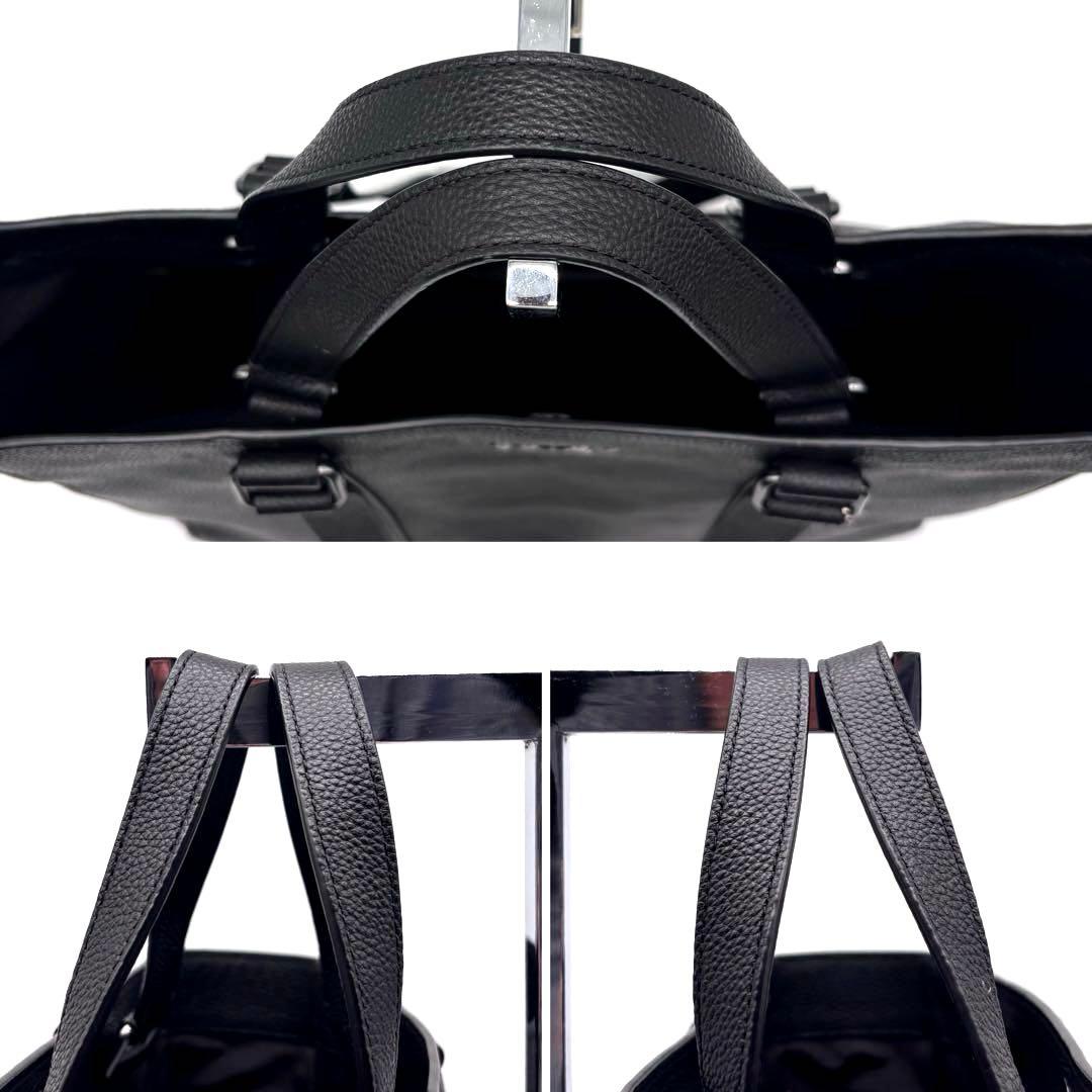 コーチ　トートバッグ　ハドソン　ダブルハンドル　オールレザー　2way　A4可