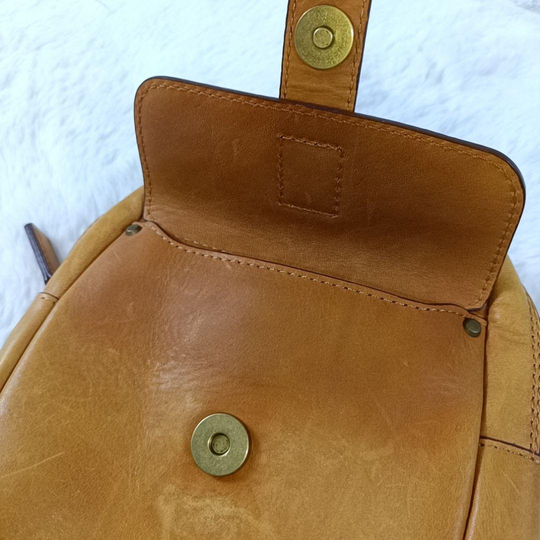 良品✨土屋鞄製造所 ガジェット ビッグポケット ヒップバック オイルレザー