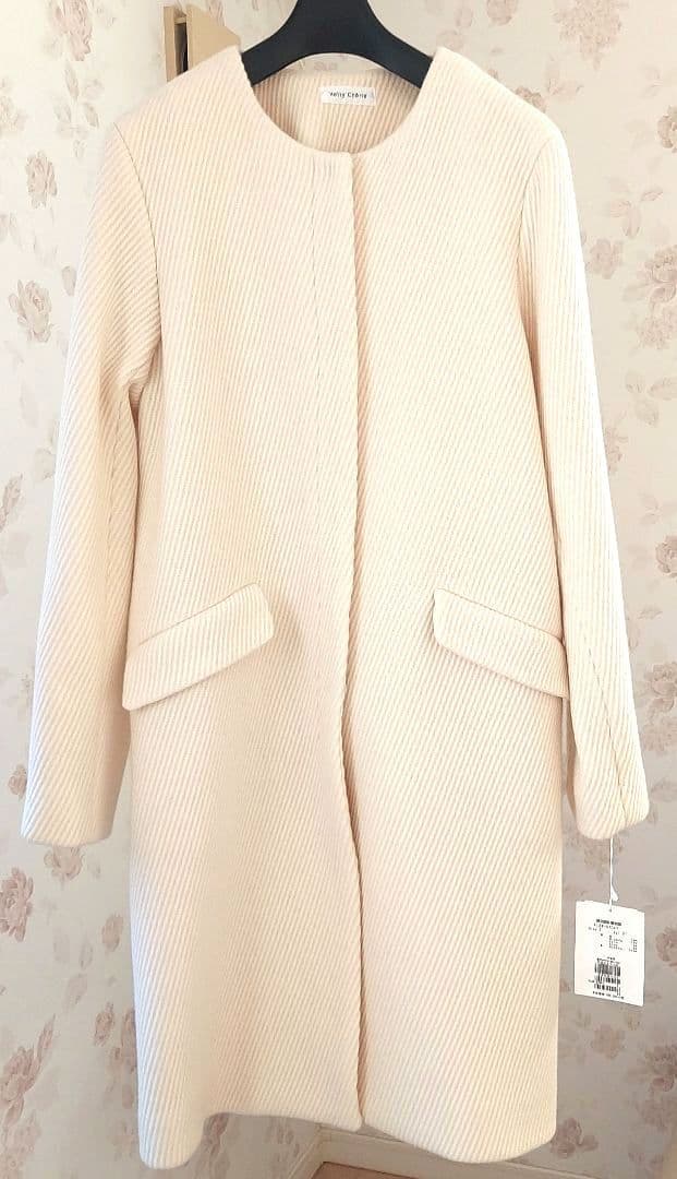 C*︎様 Ketty Chérie ロングコート アイボリー ケティシェリー L