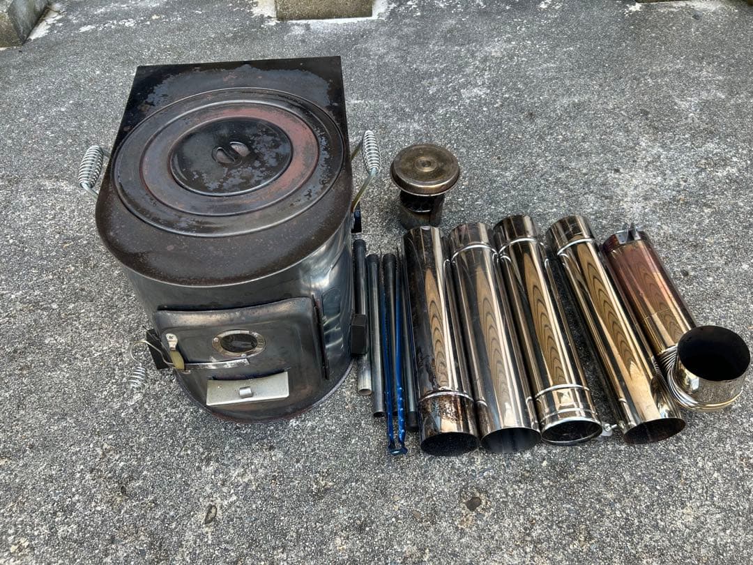 た*か様 ogawa ちびストーブ 延長煙突パイプ付き