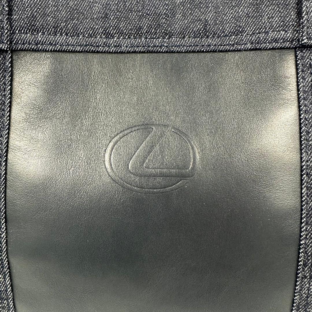 【専用】オーナー 限定品Lexus デニム レザー トートバッグ 大容量