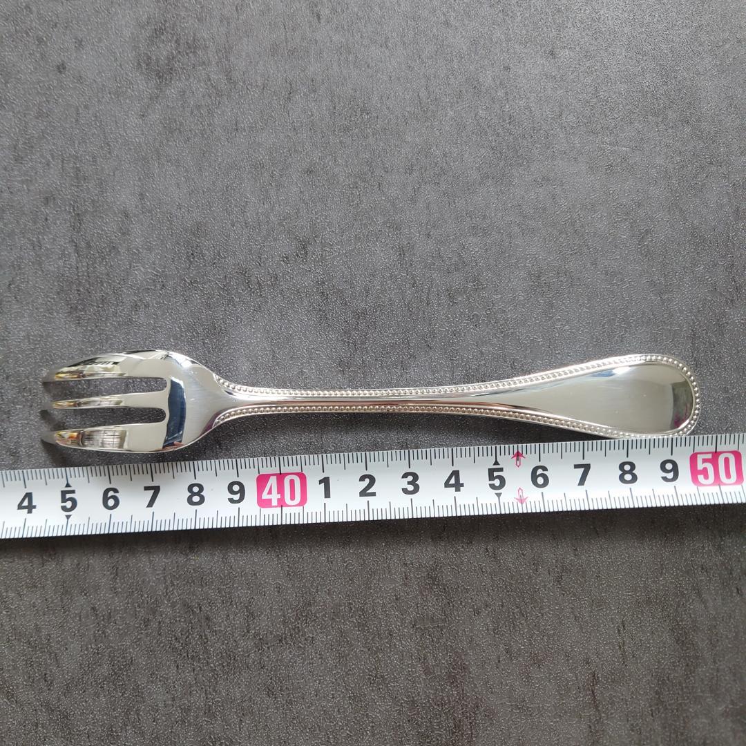 美品 クリストフル パール ケーキフォーク 6点