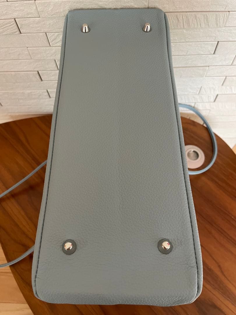 新進工房　大人革袋横型　タッセル付き