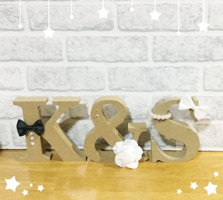 さらん様確認用♡ウェディングバージョン・イニシャルオブジェ