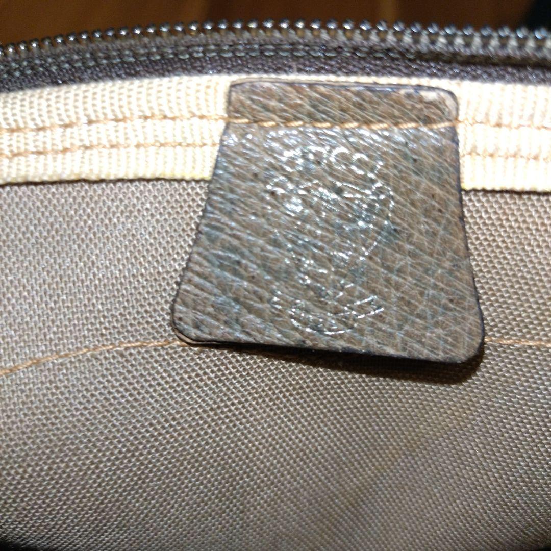 k*読様 ​【ヴィンテージ】オールドグッチ ボストン GG柄 シェリーライン G