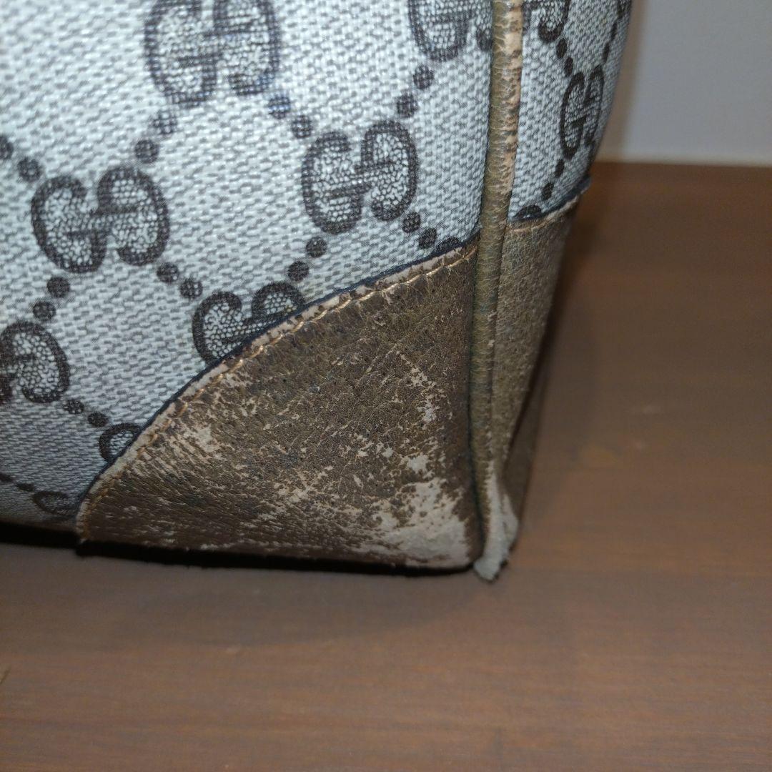 k*読様 ​【ヴィンテージ】オールドグッチ ボストン GG柄 シェリーライン G