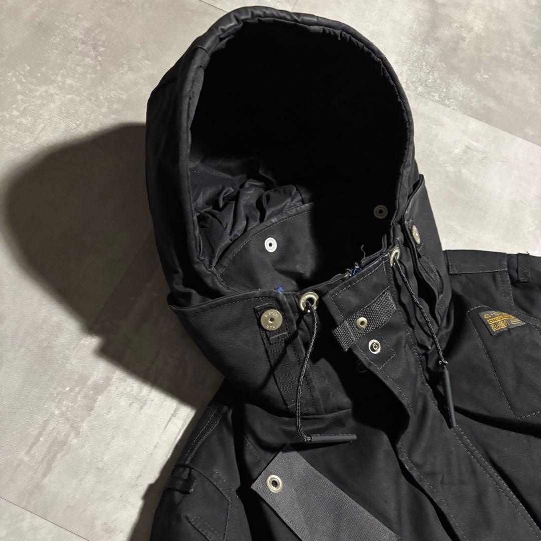 00s G-STAR フライトジャケット　マウンテンパーカー　ブラック　y2k