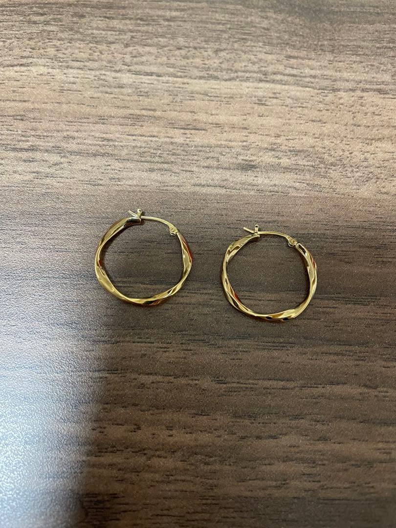 エテ ete フープ　ピアス　silver925