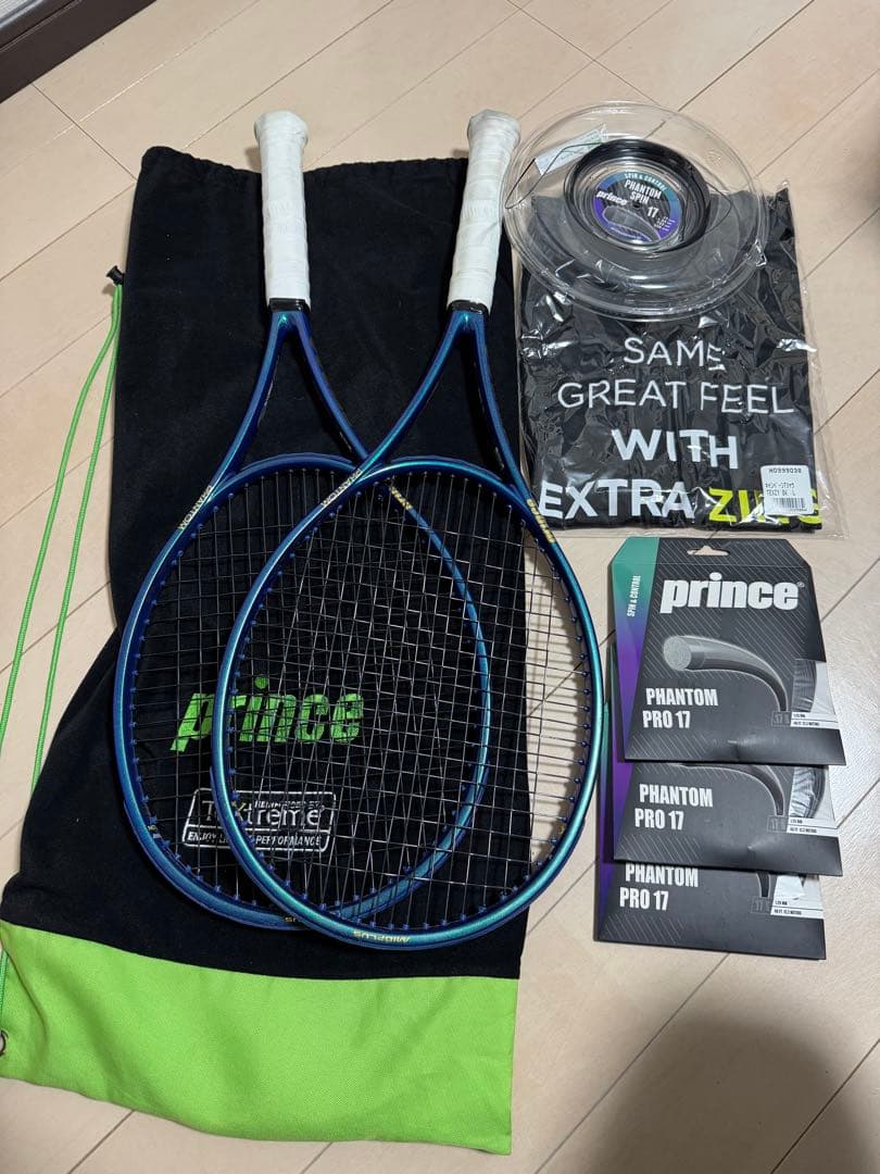 プリンス prince PHANTOM 100 2本セットＧ３　tシャツ無し