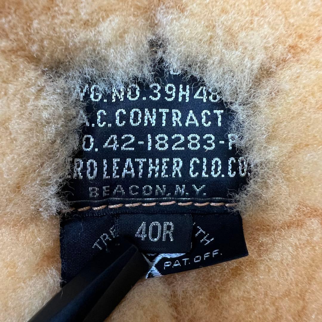 実名復刻 AERO LEATHER B-6 ムートン フライトジャケット