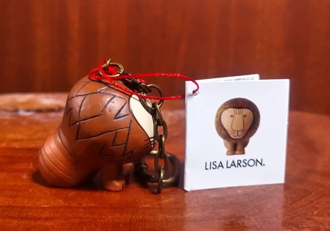 LISA LARSON PIGEON 鳩 ＆ ライオンキーホルダー