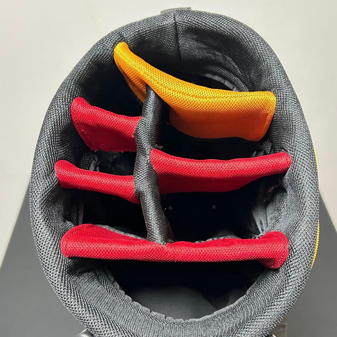 テーラーメイド 軽量スタンド キャディバッグ 7分割 綺麗め 赤/黄/黒