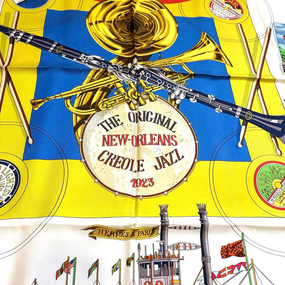HERMES エルメス カレ90 ニューオーリンズ・クレオール・ジャズ　未使用