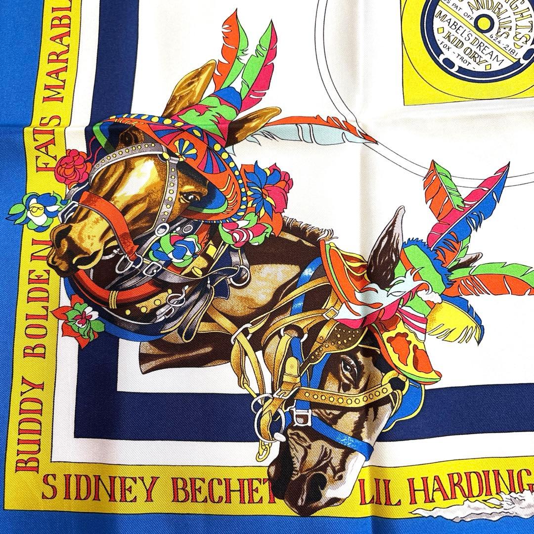 HERMES エルメス カレ90 ニューオーリンズ・クレオール・ジャズ　未使用