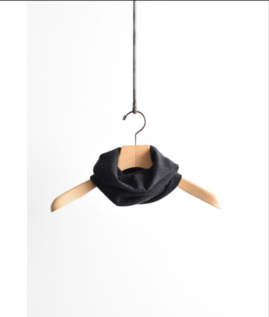 新品未使用 COMOLI 25AW カシミヤネックウォーマー チャコール