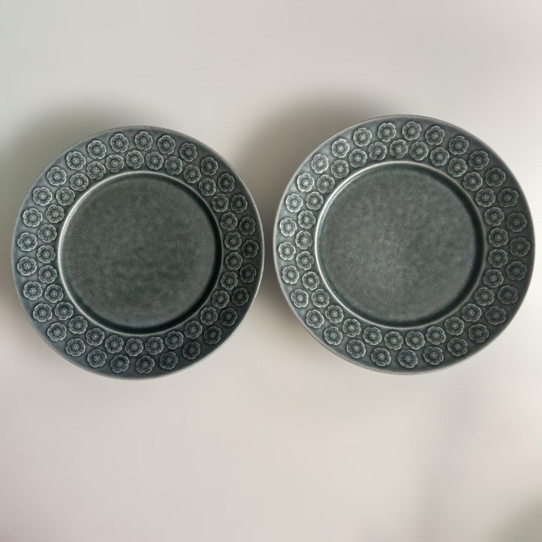 クイストゴー アズール ケーキプレート2枚