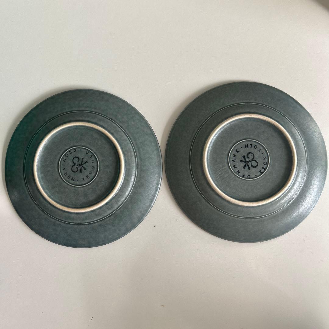 クイストゴー アズール ケーキプレート2枚