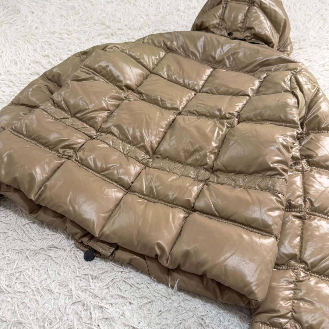 17090✨モンクレール ダウンジャケット サイズ3 フード着脱 カーキ