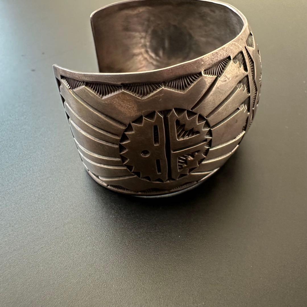 K&M Bill Navajo サンフェイス バングル スタンプワーク