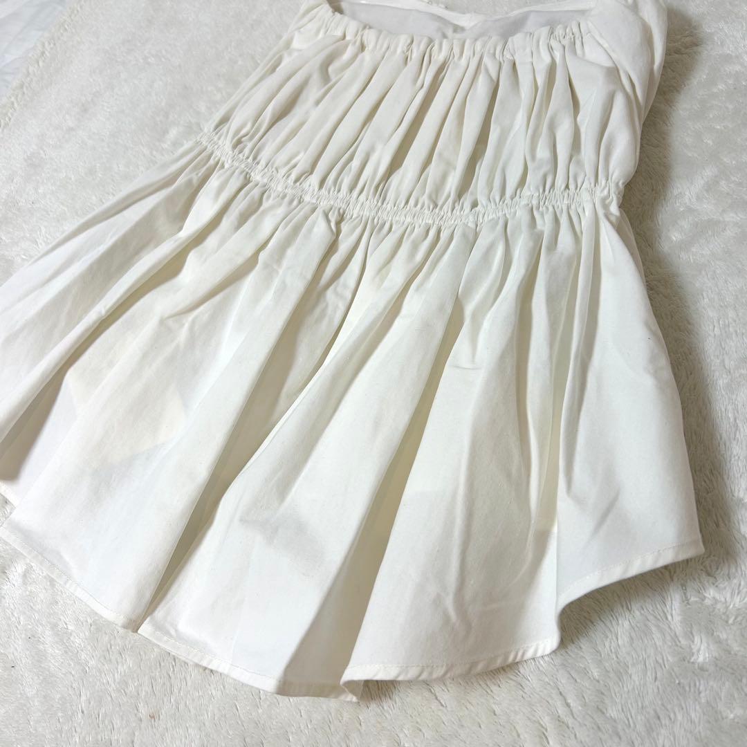 【タグ付き新品】searoomlynnウエストShapeパッドinベアトップス白