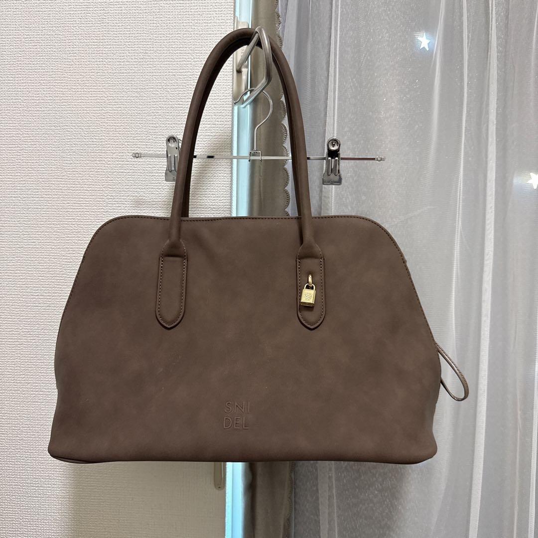 SNIDEL ラージバッグ GRY グレー ボストンバッグ