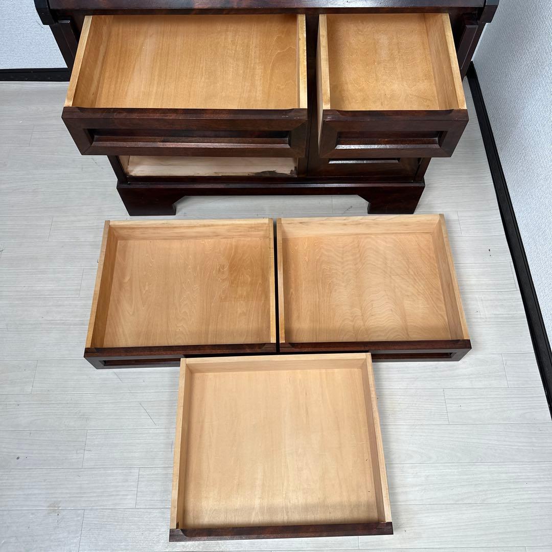 北海道民芸家具 高山式 ライティングビューロー 書斎机 事務机 希少品 i4※