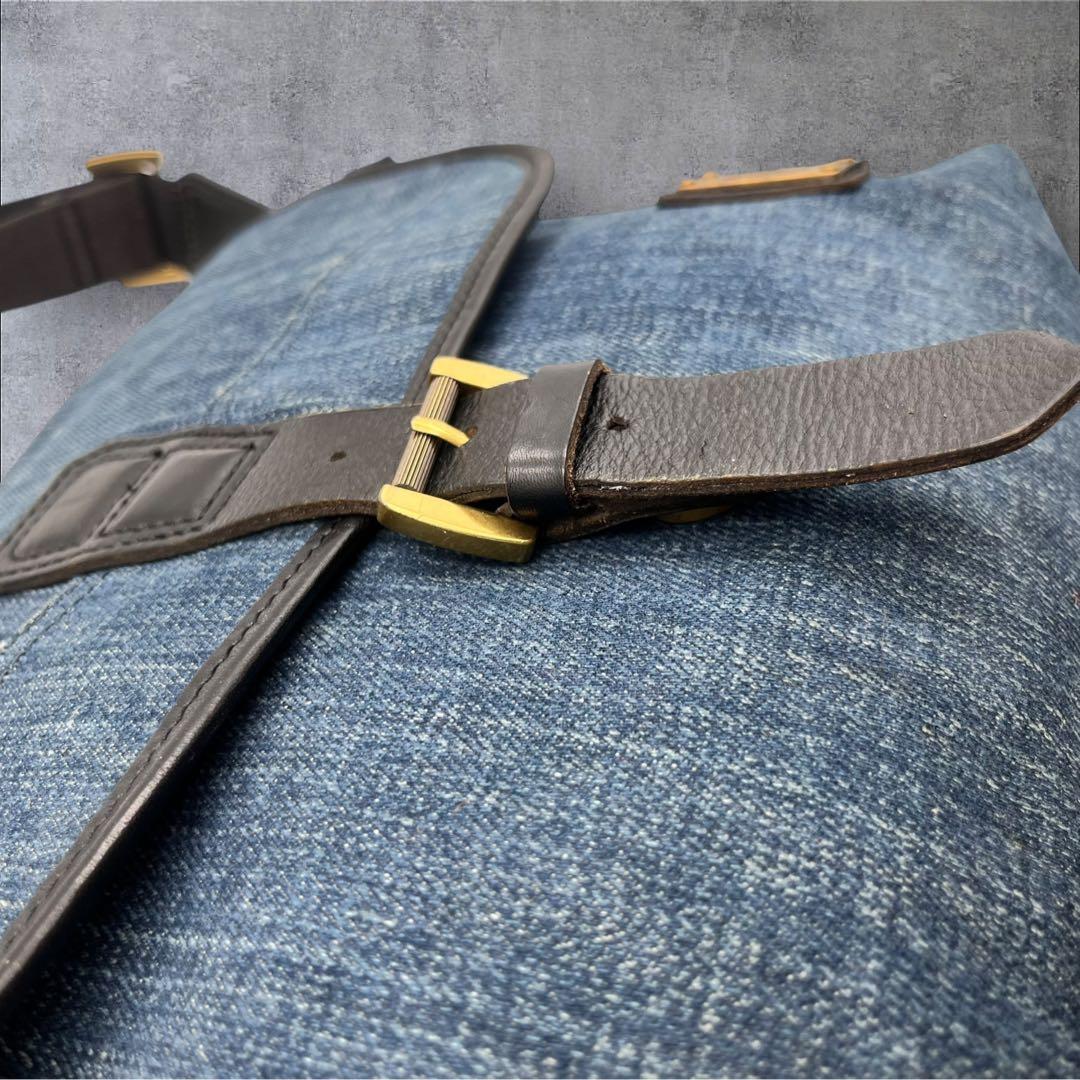 【希少】DIESEL デニム ショルダーバッグ メッセンジャーバッグ