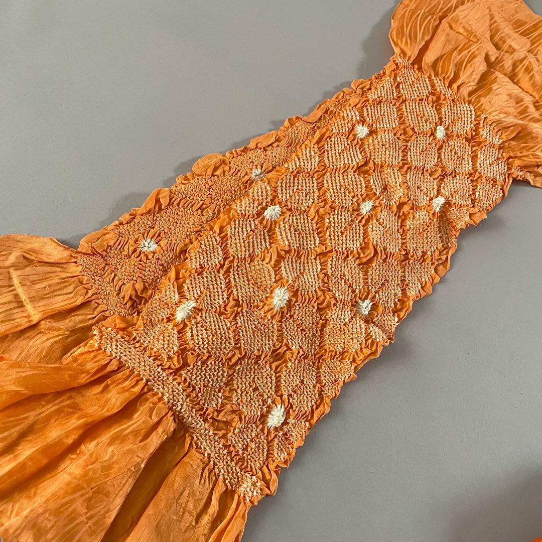 七五三　7歳　アンティークお着物セット　ダラリ帯コーデ