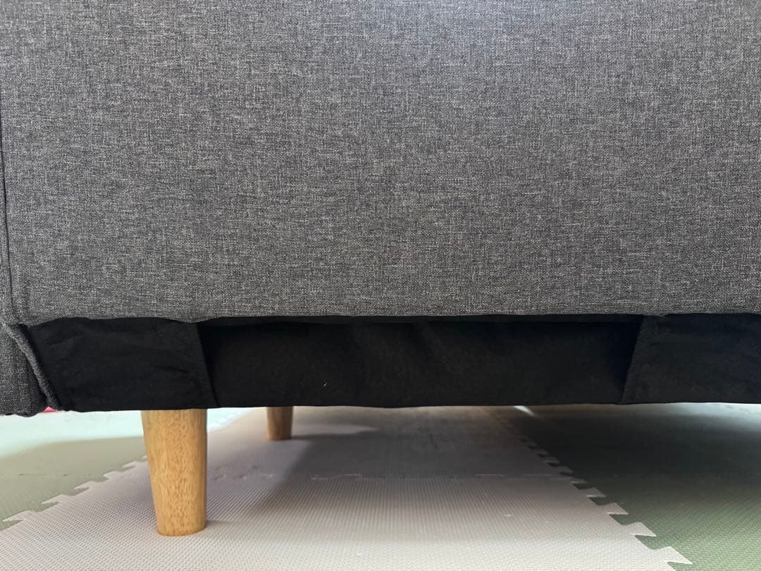 ロウヤ　2人掛けソファベッド　LOWYA ダークグレー