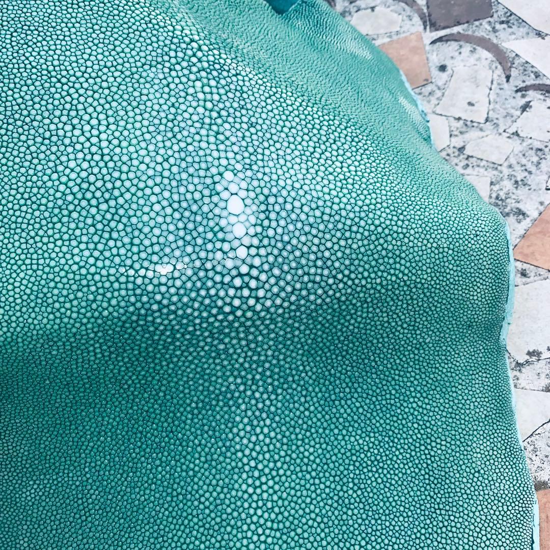 2) エイ革 鮫革 鮫皮 stingray ガルーシャ スティングレイ