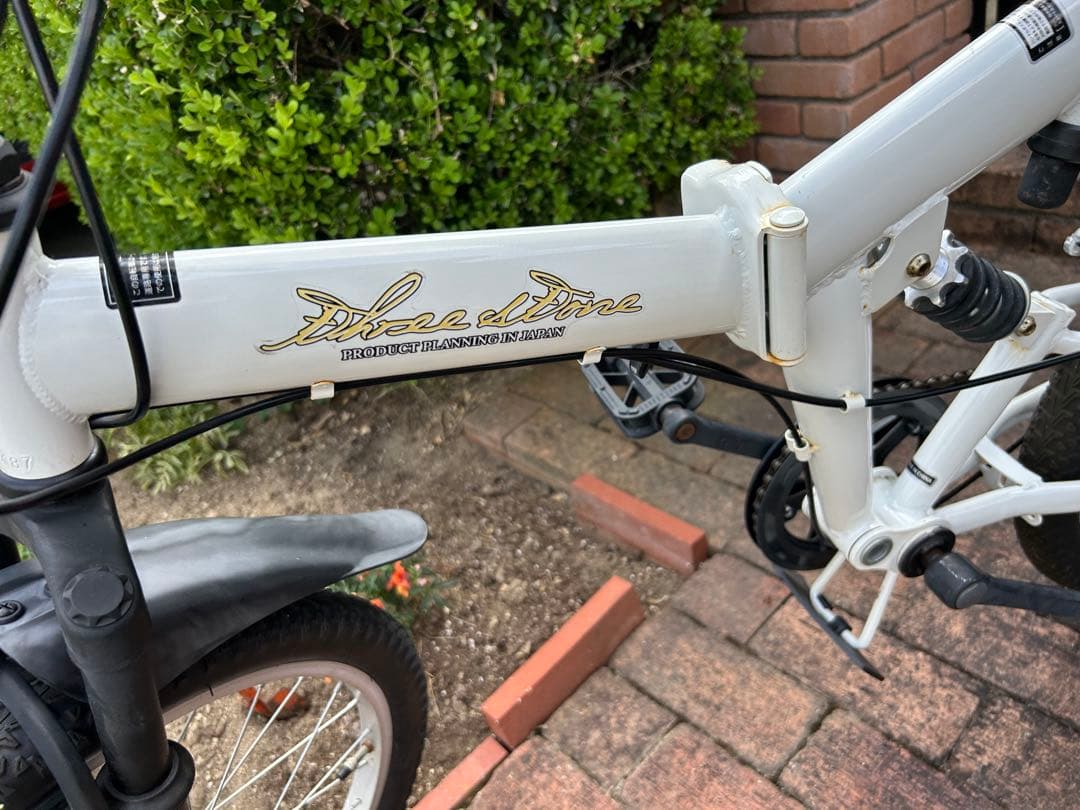 BESPOKER 折りたたみ自転車 ホワイト