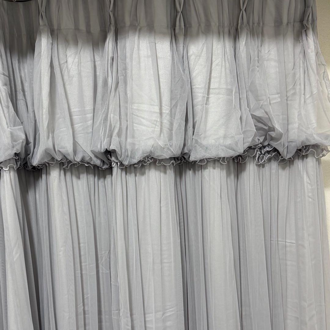 Francfranc チュールバルーン ダブルカーテン