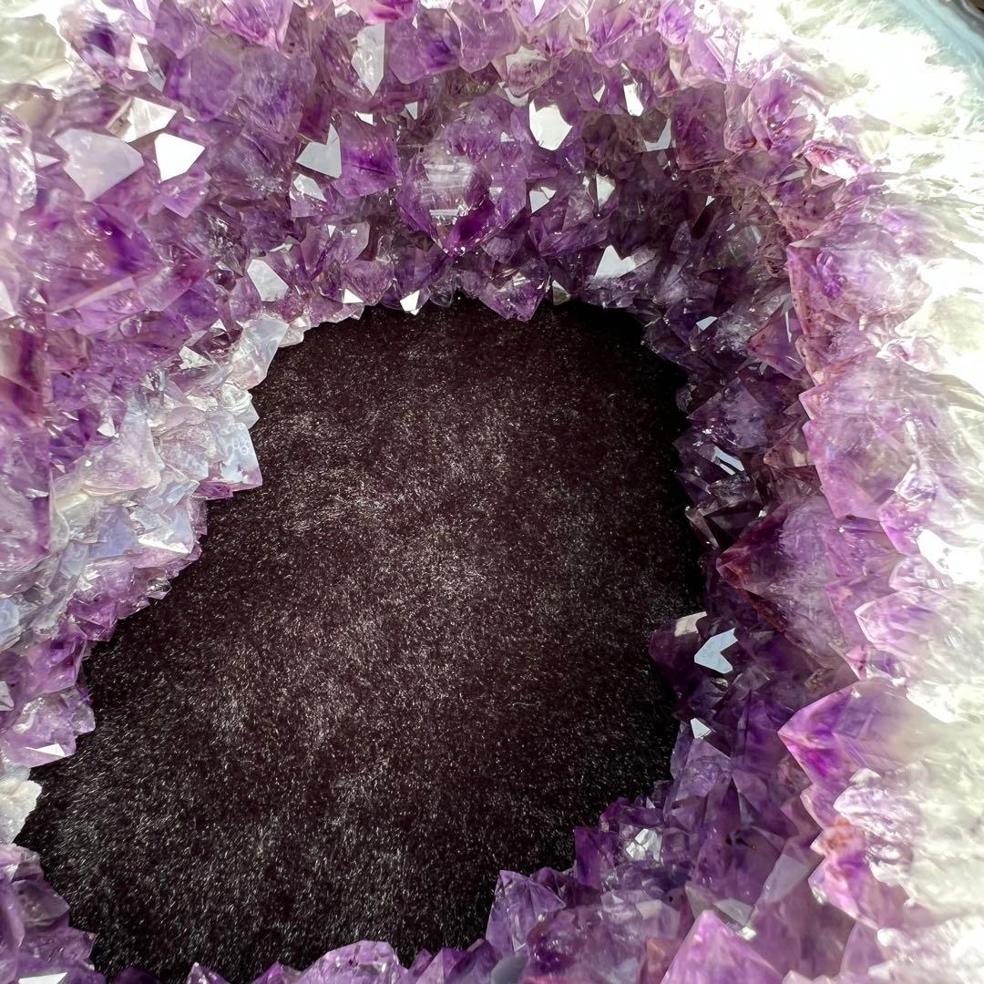 超極大13.21kg☆開運取り込む 素敵な紫水晶☆アメジストドーム 輪切り 原石