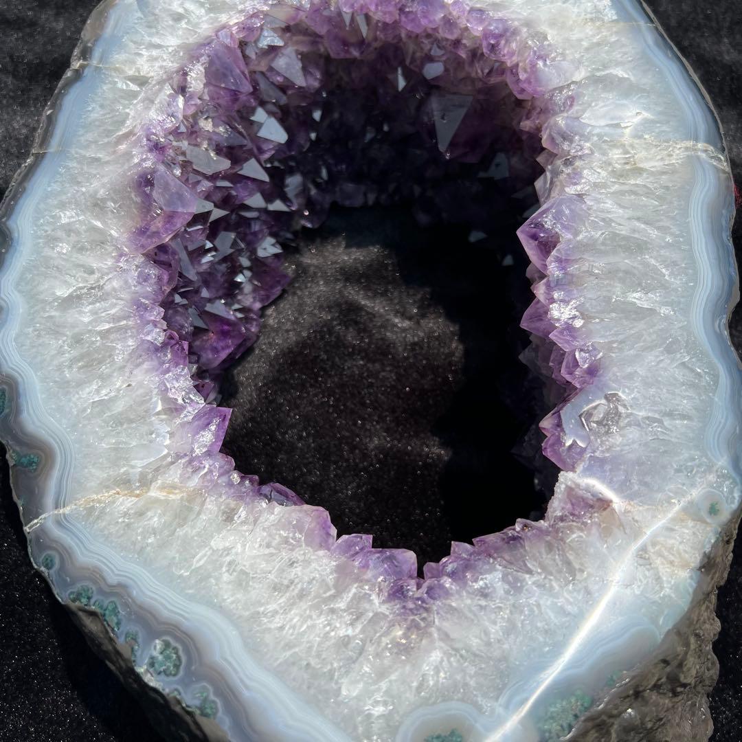 超極大13.21kg☆開運取り込む 素敵な紫水晶☆アメジストドーム 輪切り 原石