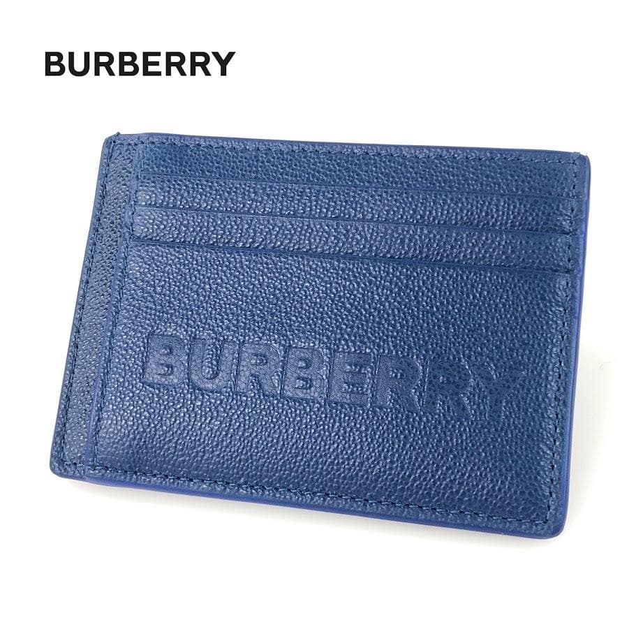 未使用級 BURBERRY バーバリー マネークリップ カードケース レザー