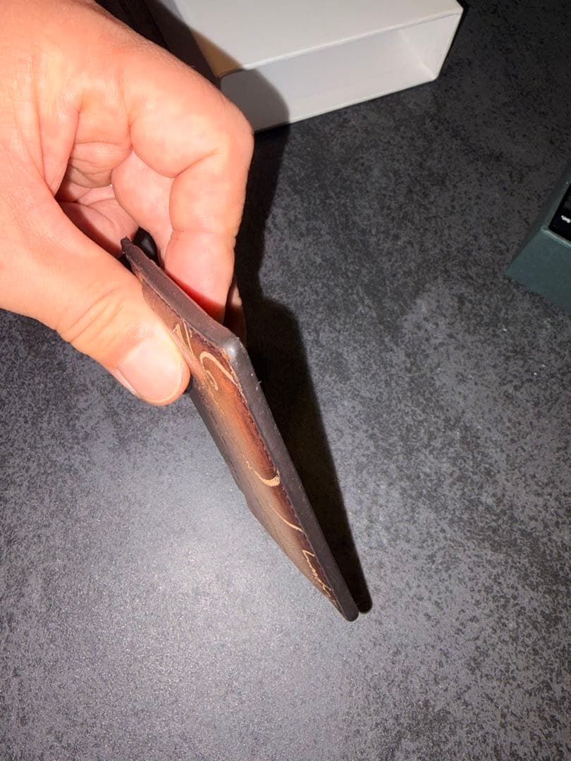 BERLUTI 二つ折り財布 ダークブラウン　カードケースセット