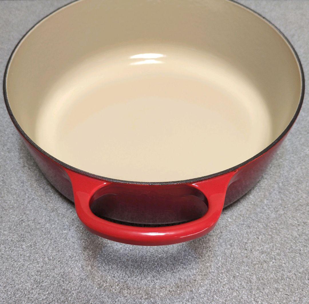 LE CREUSET ココットジャポネーズ　24cm チェリーレッド 【美品】